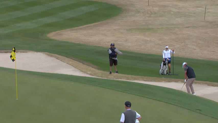 Steve Stricker's birdie bunker shot at the Cologuard Classic 