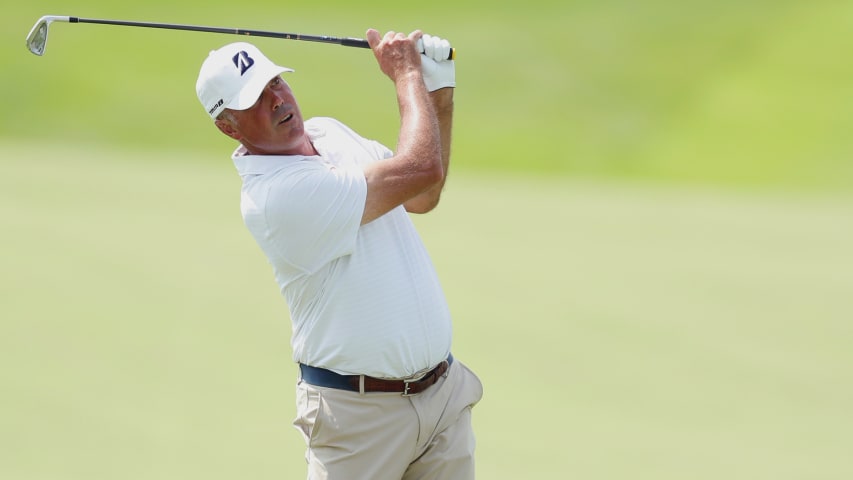 Matt Kuchar holes eagle chip shot for the Shot of the Day