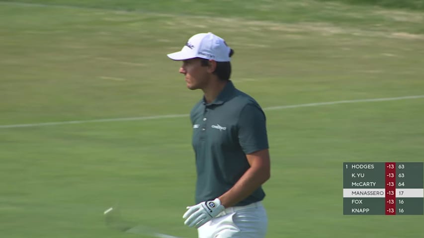 Matteo Manassero sinks birdie to share the lead at RBC Canadian