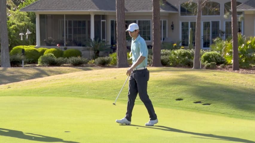 Seth Reeves' par save on No. 13 for Shot of the Day 