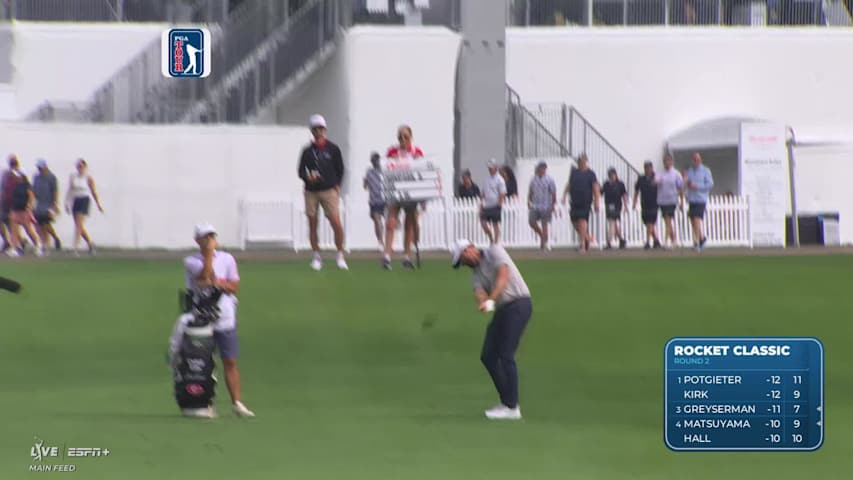 Chris Kirk cards sixth birdie of the day at Rocket Classic