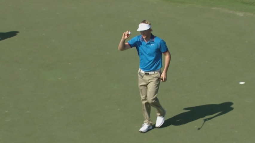 Russell Henley’s approach to 4 feet leads to birdie at Hyundai