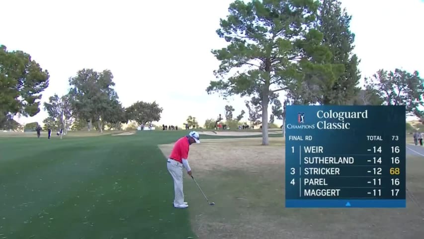 Scott Parel sticks approach to set up birdie at Cologuard Classic