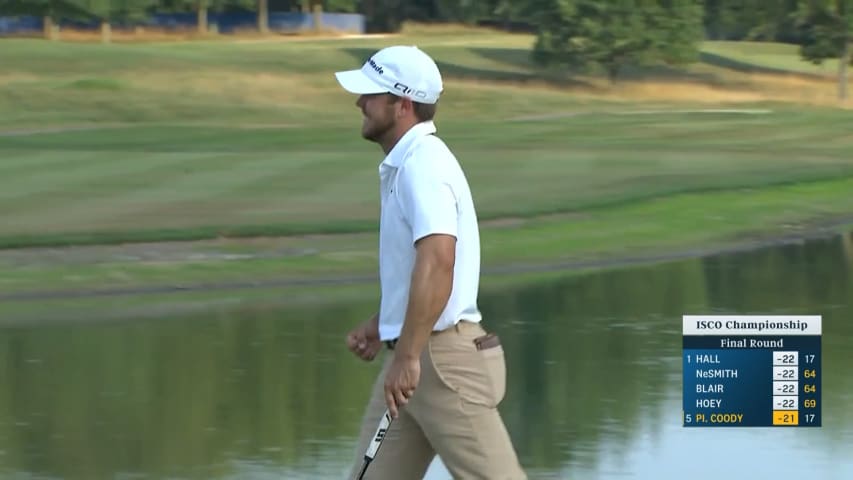 Pierceson Coody makes clutch birdie to get into playoff at ISCO Championship