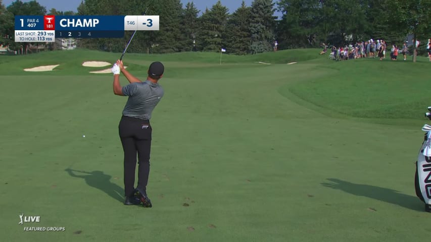 Cameron Champ drains birdie putt at 3M Open