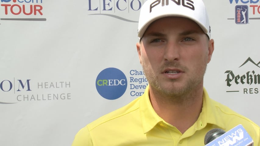 Austin Cook interview after Round 2 of LECOM Health Challenge