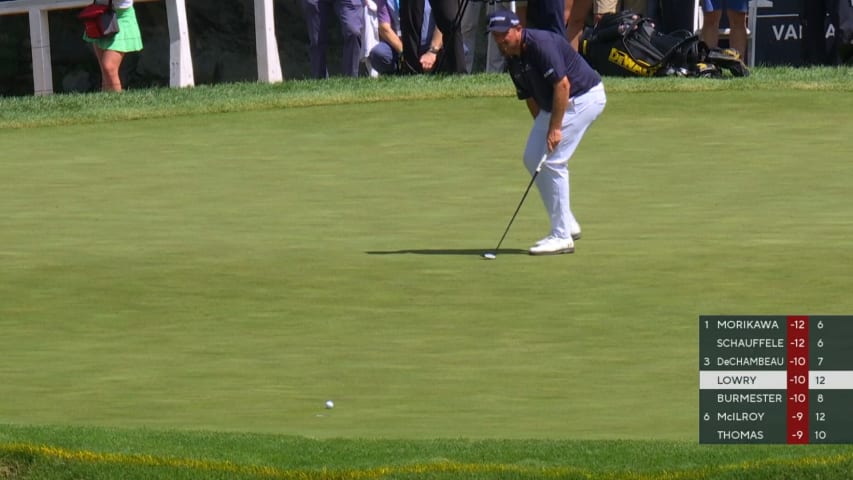 Shane Lowry drips in clutch birdie putt at PGA Championship