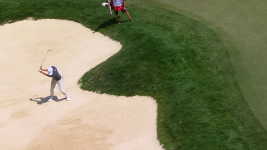 Jacob Bridgeman’s amazing bunker birdie hole-out is the Shot of the Day