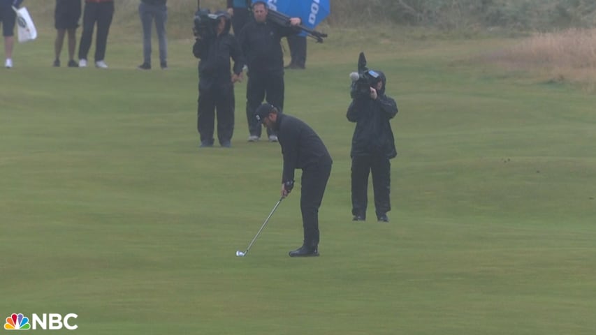 Daniel Brown's excellent stinger sets up birdie at The Open