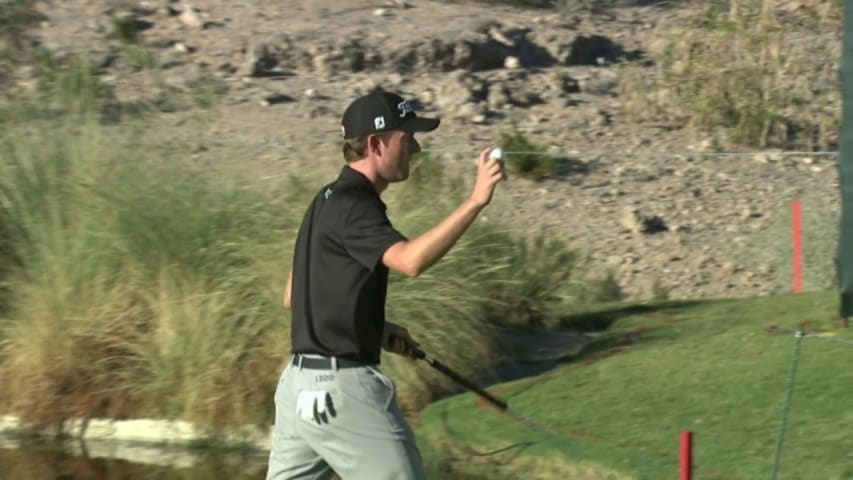 Webb Simpson’s tee shot yields birdie at Shriners