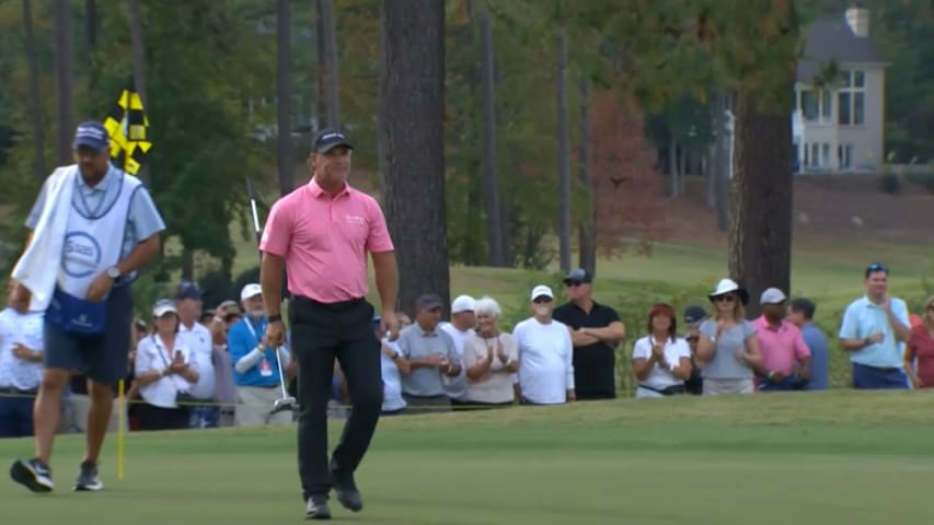 Scott McCarron drains birdie at SAS Champ