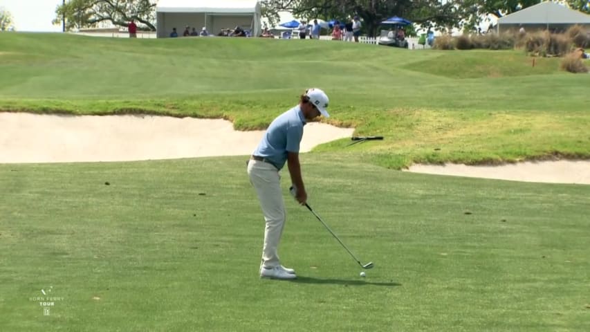 Chase Parker makes birdie on No. 9 in Round 4 at Veritex Bank Championship