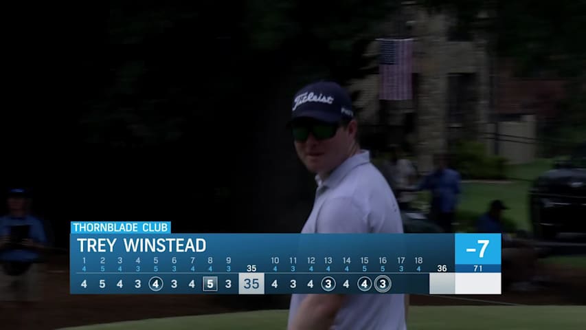 Trey Winstead makes eagle on No. 16 at BMW Charity Pro-Am