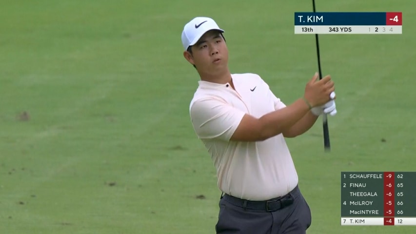 Tom Kim uses quality approach to set up birdie