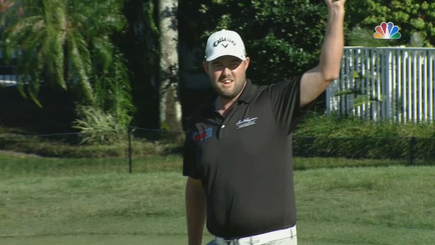 Marc Leishman holes incredible 51-foot eagle putt at Arnold Palmer