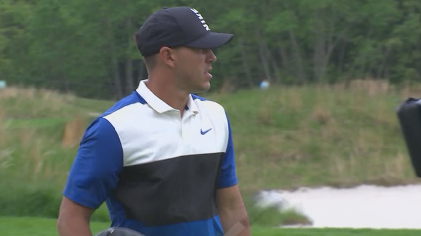 Brooks Koepka's approach to 3 feet at PGA Championship