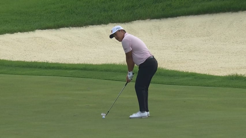 K.H. Lee spins wedge tight to set up birdie at 3M Open