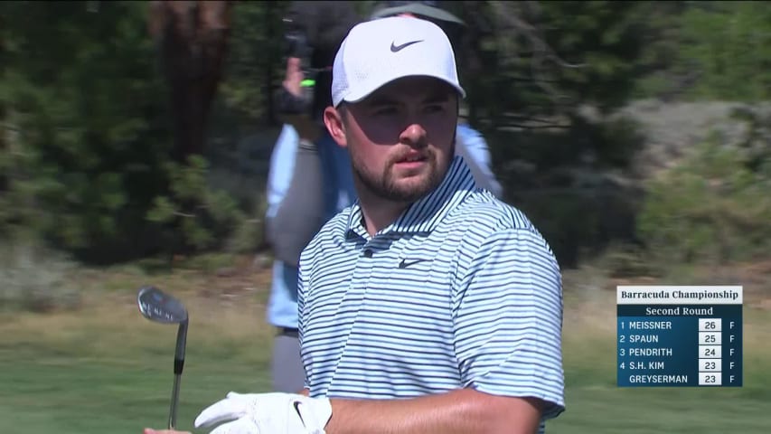 Alex Fitzpatrick dials in second shot leading to birdie at Barracuda