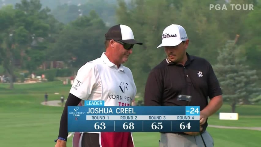 Joshua Creel makes birdie on No. 18 in Round 4 at Utah