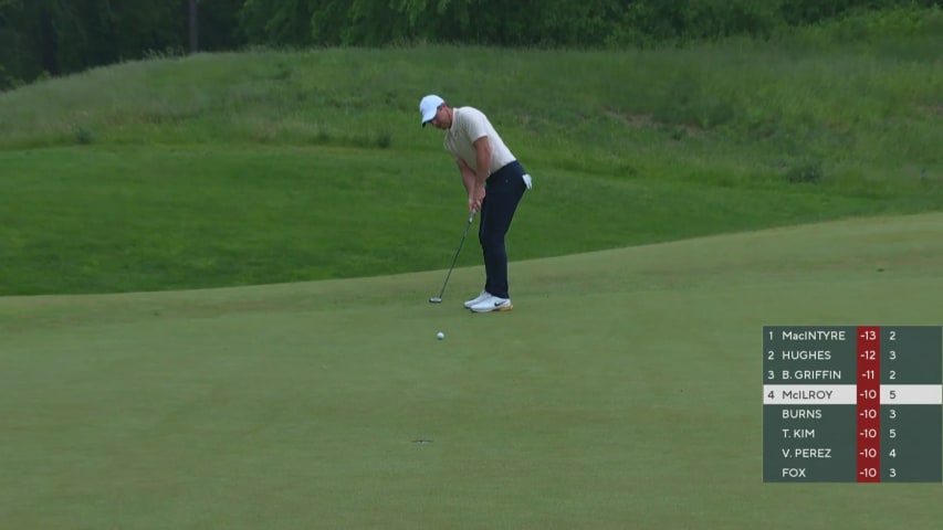 Rory McIlroy holes 26-footer for birdie at RBC Canadian