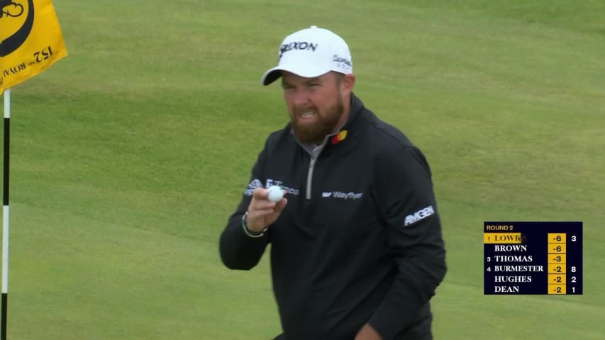 Shane Lowry takes solo lead with birdie on No. 4 at The Open