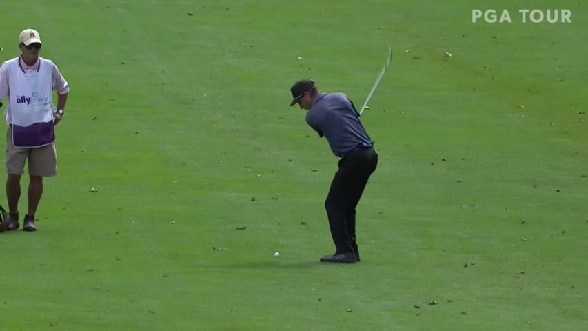 Steven Alker's nice pitch yields birdie at Ally Challenge