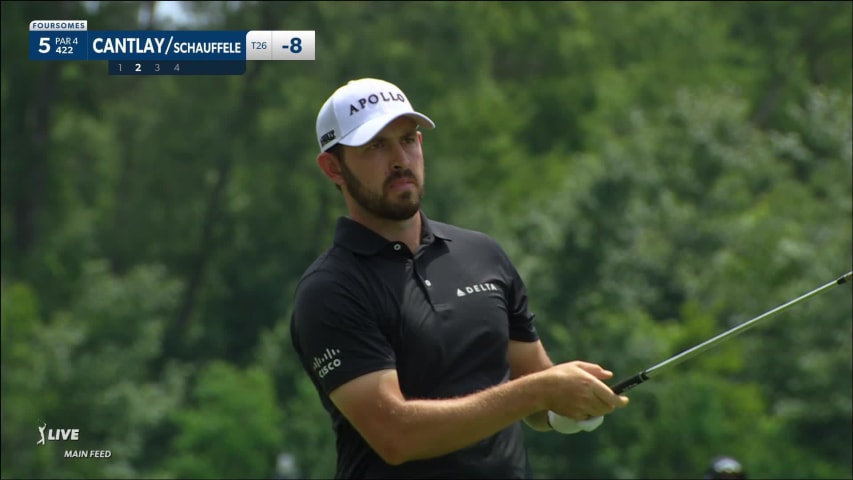 Patrick Cantlay’s tight approach leads to birdie at Zurich Classic