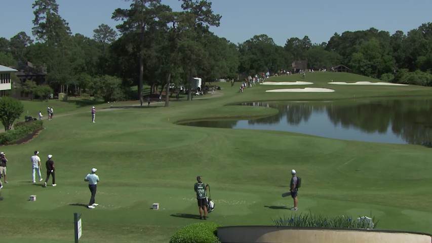 Retief Goosen makes birdie on No. 14 at Insperity Invitational Round 3