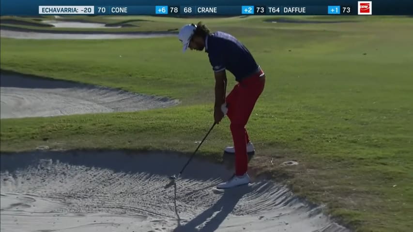 Akshay Bhatia's wild bunker escape yields birdie at Puerto Rico