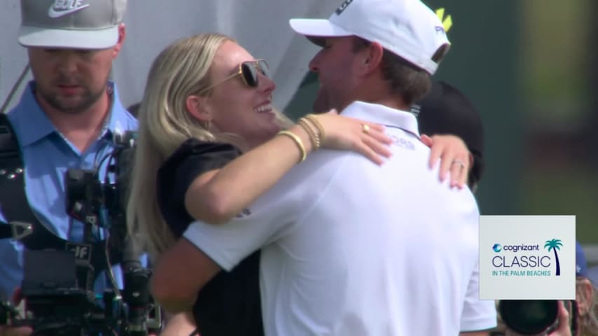 Austin Eckroat's family reacts to his win at Cognizant Classic