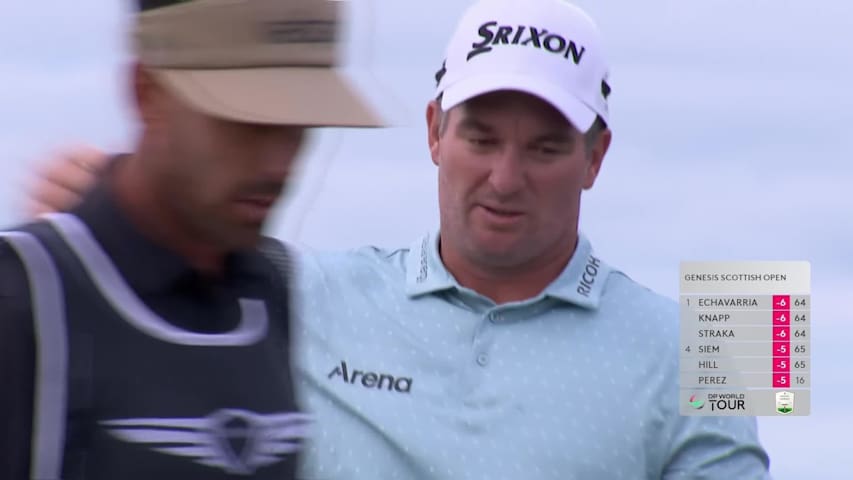 Ryan Fox nearly aces No. 14 at Genesis Scottish Open