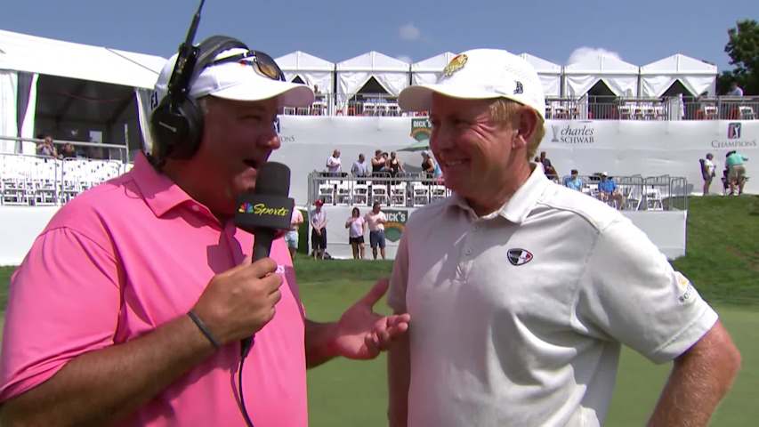 Steve Allan’s interview after winning DICK'S Open