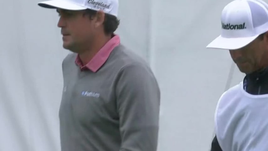 Keegan Bradley birdies No. 17 at BMW