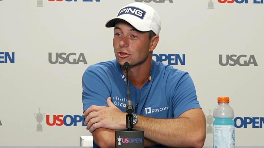 Viktor Hovland’s interview after Round 3 at U.S. Open