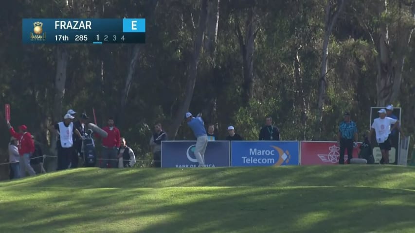 Harrison Frazar drives par-4 to set up birdie at Trophy Hassan II