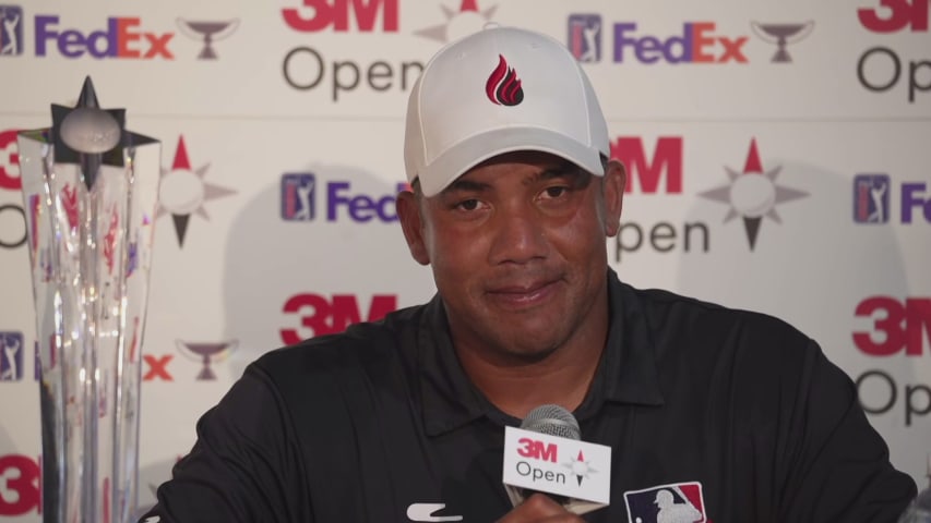 Jhonattan Vegas' news conference after winning 3M Open