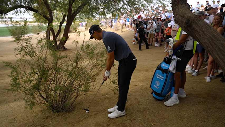 Jordan Spieth shots from increasingly more WILD lies