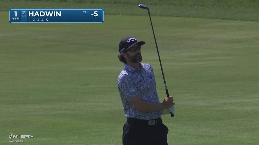 Adam Hadwin reaches in two to set up opening birdie at RBC Canadian