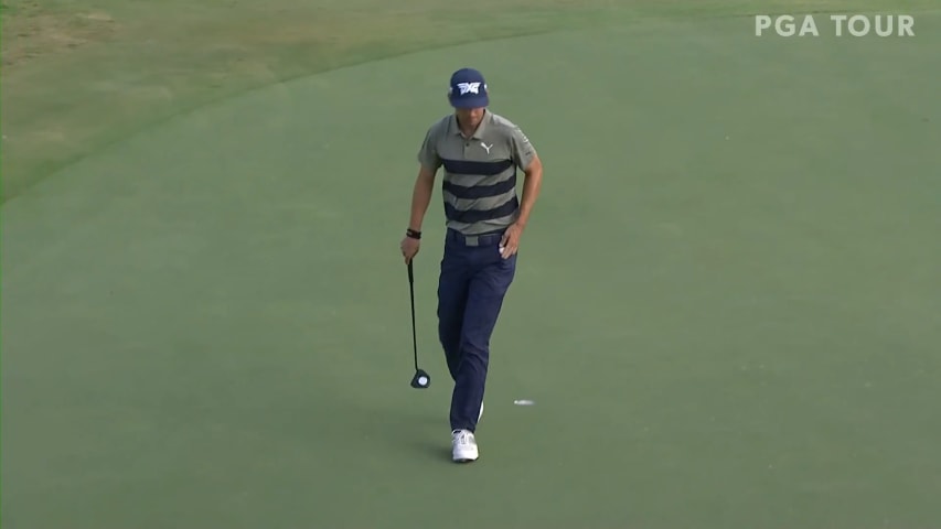 Seth Reeves rolls in 20-foot birdie putt at Sanderson Farms