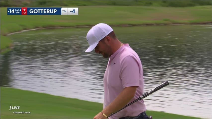 Chris Gotterup converts birdie at CJ CUP Byron Nelson