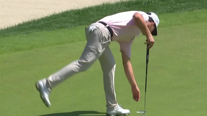 Cody Gribble’s 32-foot birdie putt at Travelers