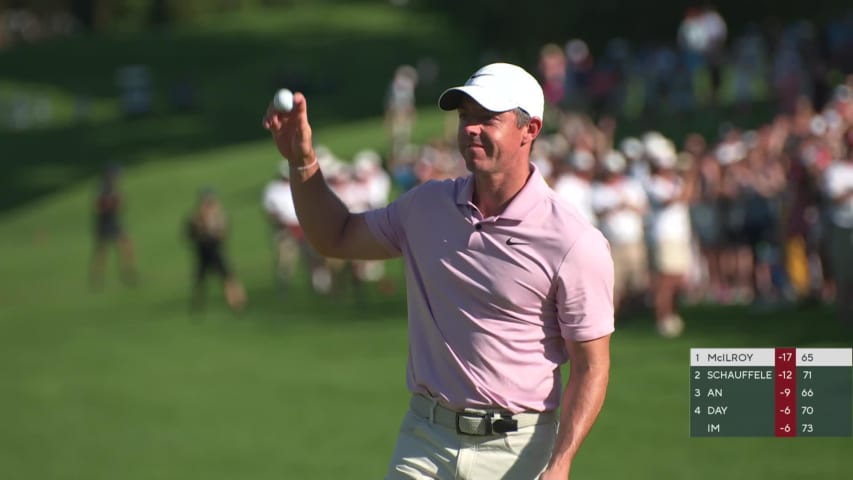 Rory McIlroy taps in to secure win Wells Fargo Championship