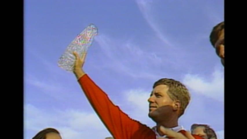 Steve Elkington won the 1991 PLAYERS Championship with one-shot lead