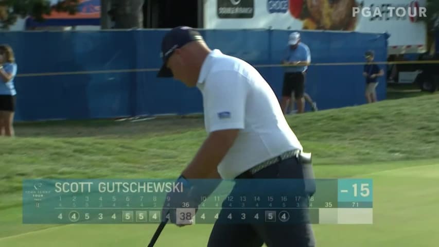 Scott Gutschewski rolls in birdie putt at Boise Open