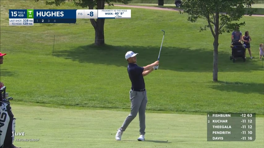 Mackenzie Hughes' marvelous approach sets up birdie at 3M Open