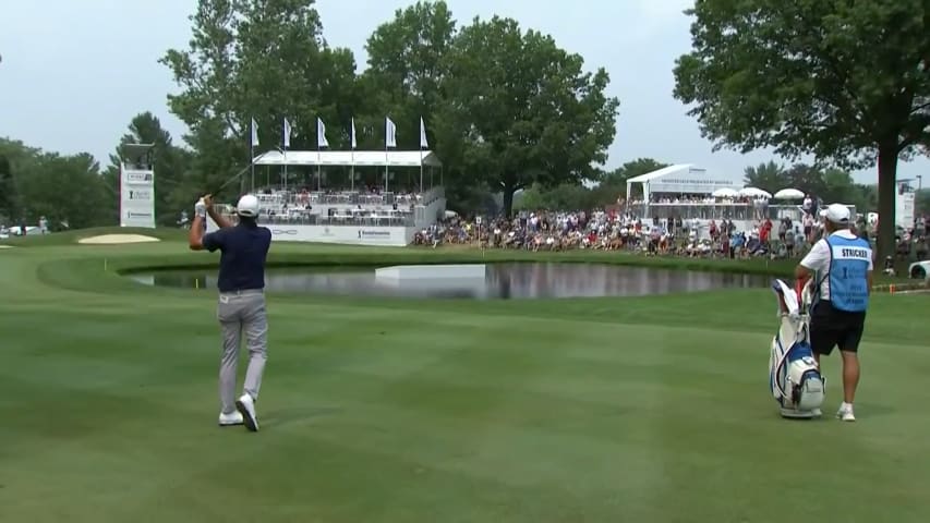 Steve Stricker throws a dart to yield birdie at Kaulig Co. Championship