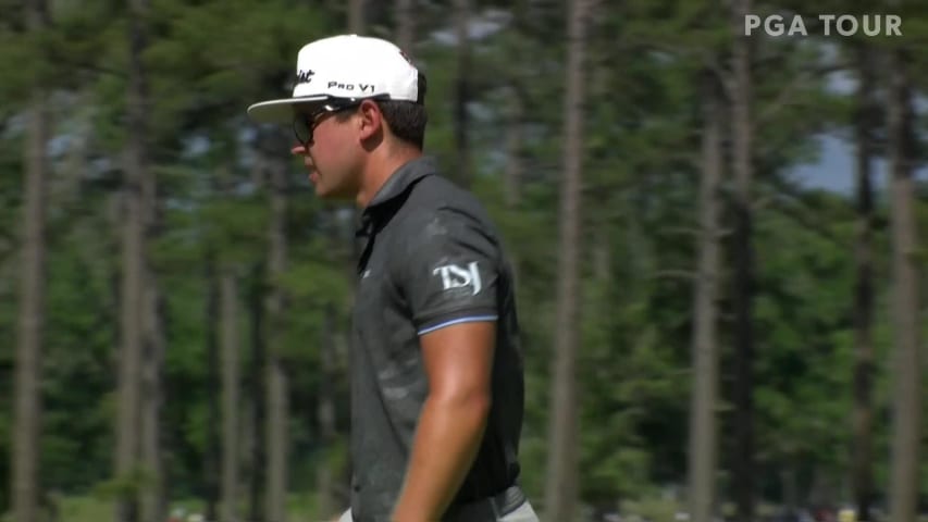 Garrick Higgo's 23-foot birdie putt at Palmetto Championship