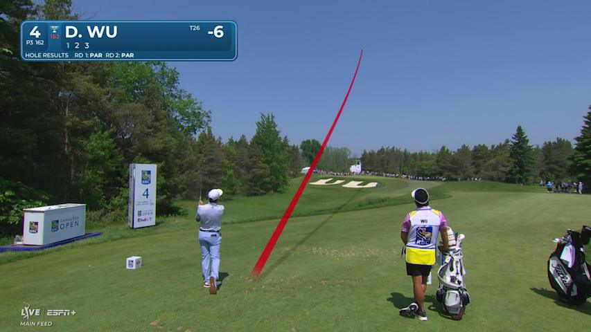 Dylan Wu nearly aces No. 4 at RBC Canadian