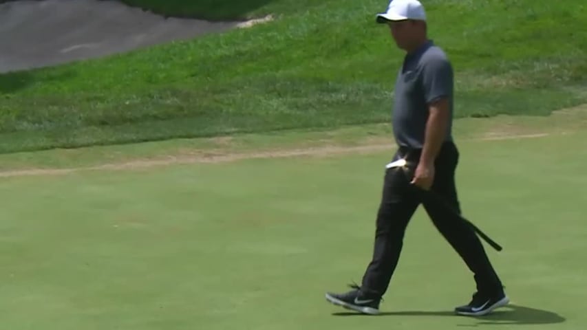 Francesco Molinari’s 30-foot birdie at John Deere