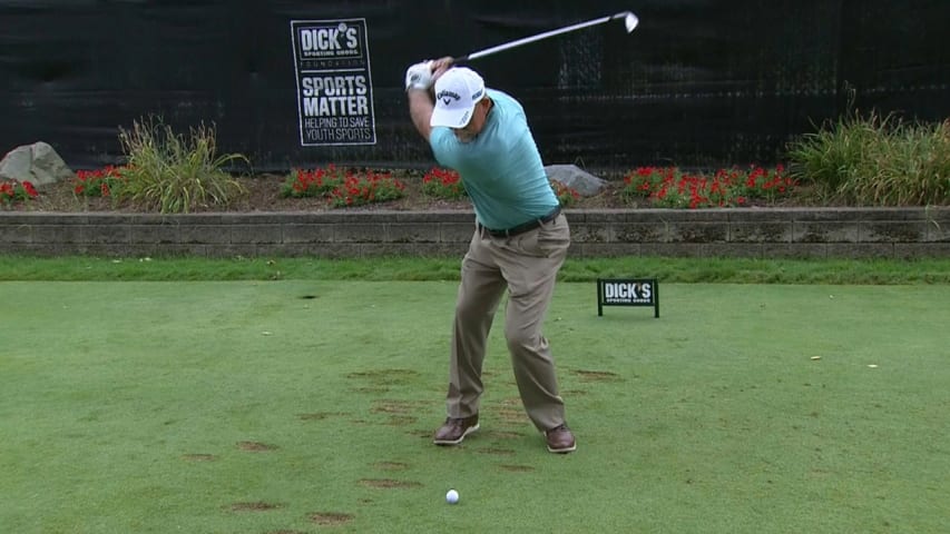 Marco Dawson's near ace on No. 17 at DICK'S Sporting Goods